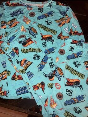 Posh Peanut x Hot Wheels Monster Trucks Bamboo Pjs 10/12 Year
